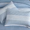 imageBlue Comforter Set Queen SizeBoho Striped Comforters for Boys ampamp Girls7 Pieces Bed in A Bag Simple NeutralStyle Bedding Sets for Kids TeenBlue