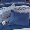 imageBlue Comforter Set Queen SizeBoho Striped Comforters for Boys ampamp Girls7 Pieces Bed in A Bag Simple NeutralStyle Bedding Sets for Kids TeenNavy Blue