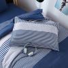 imageBlue Comforter Set Queen SizeBoho Striped Comforters for Boys ampamp Girls7 Pieces Bed in A Bag Simple NeutralStyle Bedding Sets for Kids TeenNavy Blue