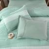 imageBlue Comforter Set Queen SizeBoho Striped Comforters for Boys ampamp Girls7 Pieces Bed in A Bag Simple NeutralStyle Bedding Sets for Kids TeenSage Green