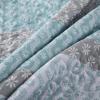 imageCottolester Aqua Quilt Set Queen Size Boho Striped Bedspread Lightweight Soft Microfiber Bedding Set 96quotx90quot 3 PiecesAqua