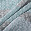 imageCottolester Aqua Quilt Set Queen Size Boho Striped Bedspread Lightweight Soft Microfiber Bedding Set 96quotx90quot 3 PiecesAqua