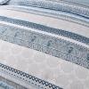 imageCottolester Boho Comforter Set Queen Size8 Piece Bed in a Bag Bohemian Striped Bedding Quilt SetPurple Paisley Floral Comforter and Sheet SetSoft Microfiber Complete Bedding Sets for All SeasonLight Blue