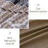 imageCottolester Boho Comforter Set Queen Size8 Piece Bed in a Bag Bohemian Striped Bedding Quilt SetPurple Paisley Floral Comforter and Sheet SetSoft Microfiber Complete Bedding Sets for All SeasonBrown