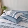 imageCottolester Boho Comforter Set Queen Size8 Piece Bed in a Bag Bohemian Striped Bedding Quilt SetPurple Paisley Floral Comforter and Sheet SetSoft Microfiber Complete Bedding Sets for All SeasonLight Blue