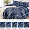 imageCottolester Queen Quilt Set 3 PiecesEmerald Green Patchwork Quilt SetBoho Farmhouse Bedspread Soft Microfiber Bedding Set 96quotx90quotBlue