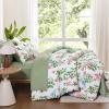 imageQueen Comforter Set 7 Pieces Floral Comforter Bed in A BagCoral Botanical Comforter Set with PillowcasesSoft Microfiber Complete Bedding Sets for All SeasonGreen