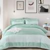 imageBlue Comforter Set Queen SizeBoho Striped Comforters for Boys ampamp Girls7 Pieces Bed in A Bag Simple NeutralStyle Bedding Sets for Kids TeenSage Green