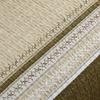 image:imageCottolester Quilt Queen Size Green Patchwork Striped Quilt Set 3 Pieces Soft Lightweight Bedspread Coverlet Bedding Set for All Season 96x90Brown