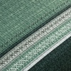 image:imageCottolester Quilt Queen Size Green Patchwork Striped Quilt Set 3 Pieces Soft Lightweight Bedspread Coverlet Bedding Set for All Season 96x90Green