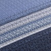 image:imageCottolester Quilt Queen Size Green Patchwork Striped Quilt Set 3 Pieces Soft Lightweight Bedspread Coverlet Bedding Set for All Season 96x90Navy Blue