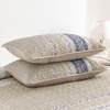 image:imageCottolester Queen Quilt Bedding SetTaupe Grey Patchwork Striped Bedspread Coverlet Set Queen3 Pieces Soft Lightweight Boho Quilt Set for All Season 96x90Beige