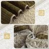 image:imageCottolester Queen Quilt Bedding SetTaupe Grey Patchwork Striped Bedspread Coverlet Set Queen3 Pieces Soft Lightweight Boho Quilt Set for All Season 96x90Brown
