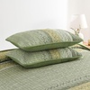 image:imageCottolester Queen Quilt Bedding SetTaupe Grey Patchwork Striped Bedspread Coverlet Set Queen3 Pieces Soft Lightweight Boho Quilt Set for All Season 96x90Sage Green