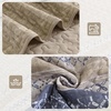 image:imageCottolester Queen Quilt Bedding SetTaupe Grey Patchwork Striped Bedspread Coverlet Set Queen3 Pieces Soft Lightweight Boho Quilt Set for All Season 96x90Beige